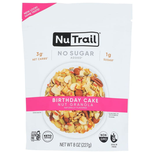 NUTRAIL: Granola Kto Brthday Cake 8 OZ (Pack of 3) - Grocery > Breakfast > Breakfast Foods - NUTRAIL