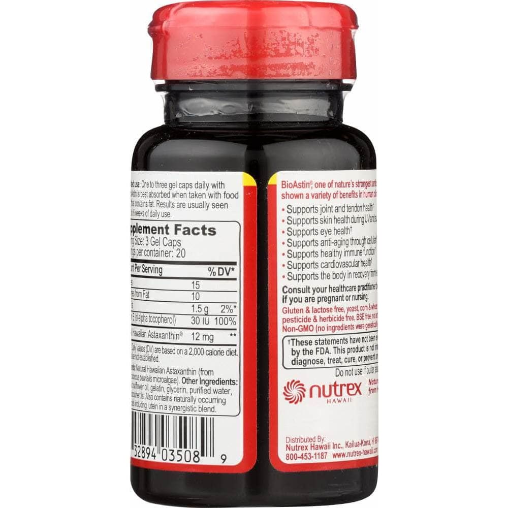 Nutrex Nutrex Hawaii BioAstin Hawaiian Astaxanthin 4 Mg, 60 Gel Caps