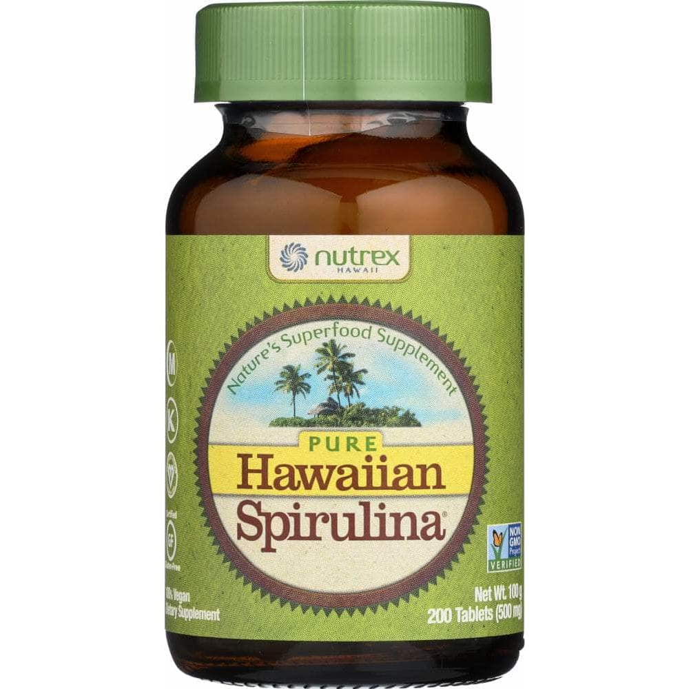 Pure Hawaiian Nutrex Hawaii Spirulina Pacifica Pure Hawaiian Nature's Multi-Vitamin 500 Mg, 200 Tablets