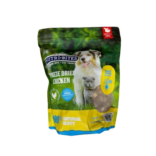Nutribites Freeze Dried Chicken Cat & Dog Treats 22 oz. - Nutribites