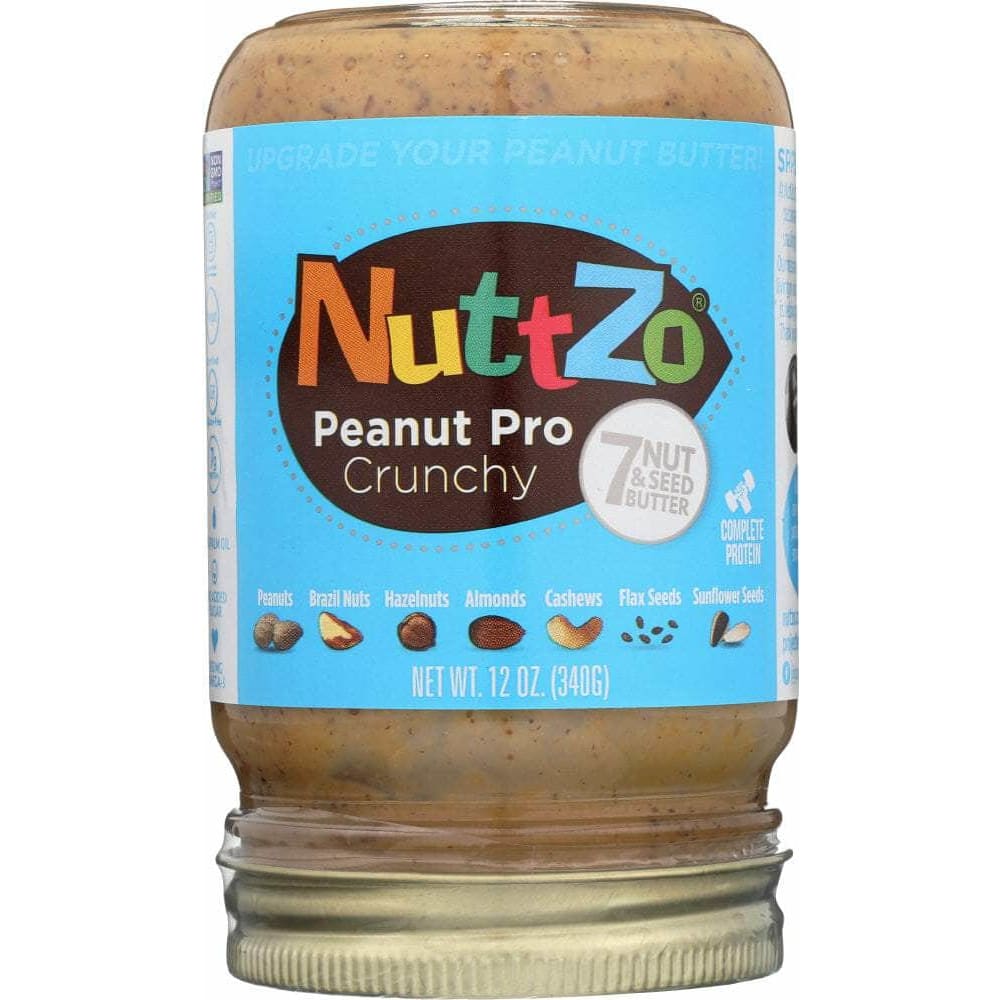 Nuttzo Nuttzo Peanut Butter Peanut Pro Crunchy, 12 oz