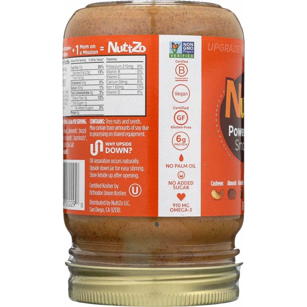 Nuttzo Nuttzo Power Fuel Seed Butter Smooth, 12 oz