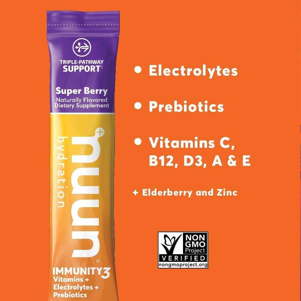 NUUN NUUN Immunity 3 Pkt Berry, 8 pk