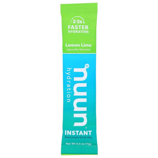 NUUN NUUN Instant Lemon Lime Pkt, 8 pk