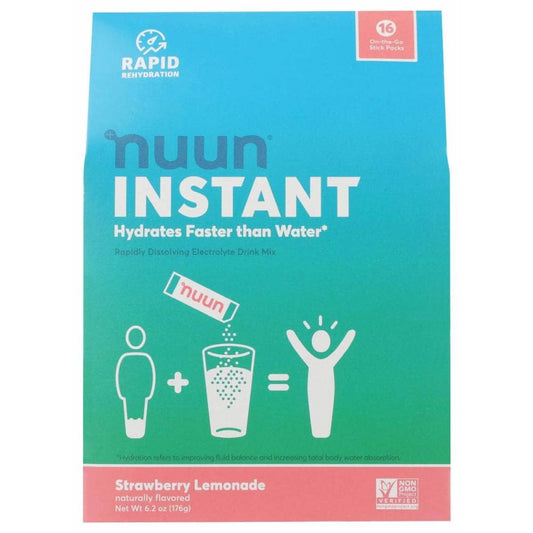 NUUN NUUN Instant Strwbry Lmnde 16P, 6.4 oz