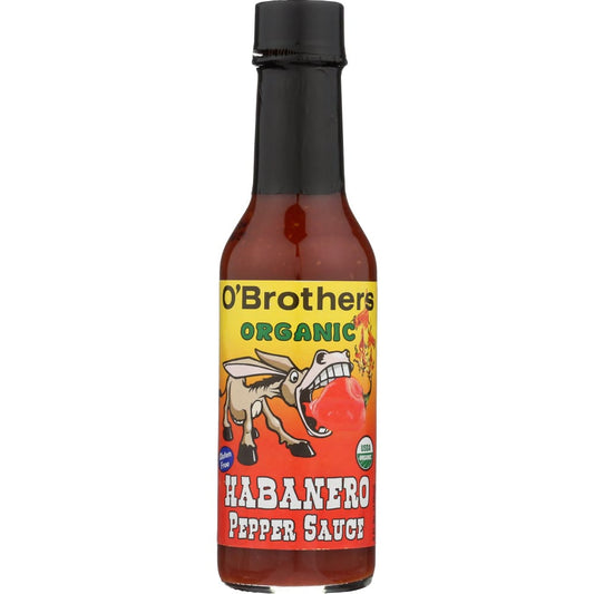 O BROTHERS: Hot Habanero Pepper Sauce 5 oz (Pack of 4) - Grocery > Beverages > Coffee Tea & Hot Cocoa - O BROTHERS