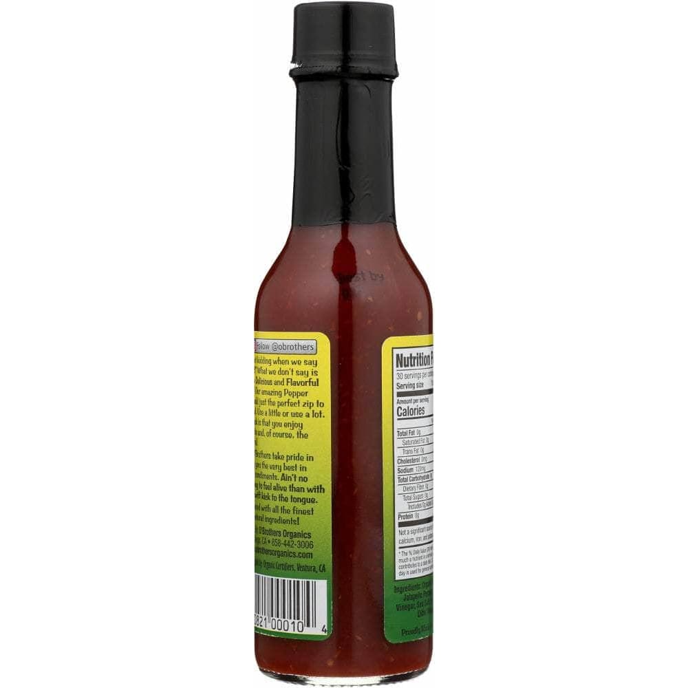 O Brothers O Brothers Hot Sauce Jalapeno Organic, 5 oz