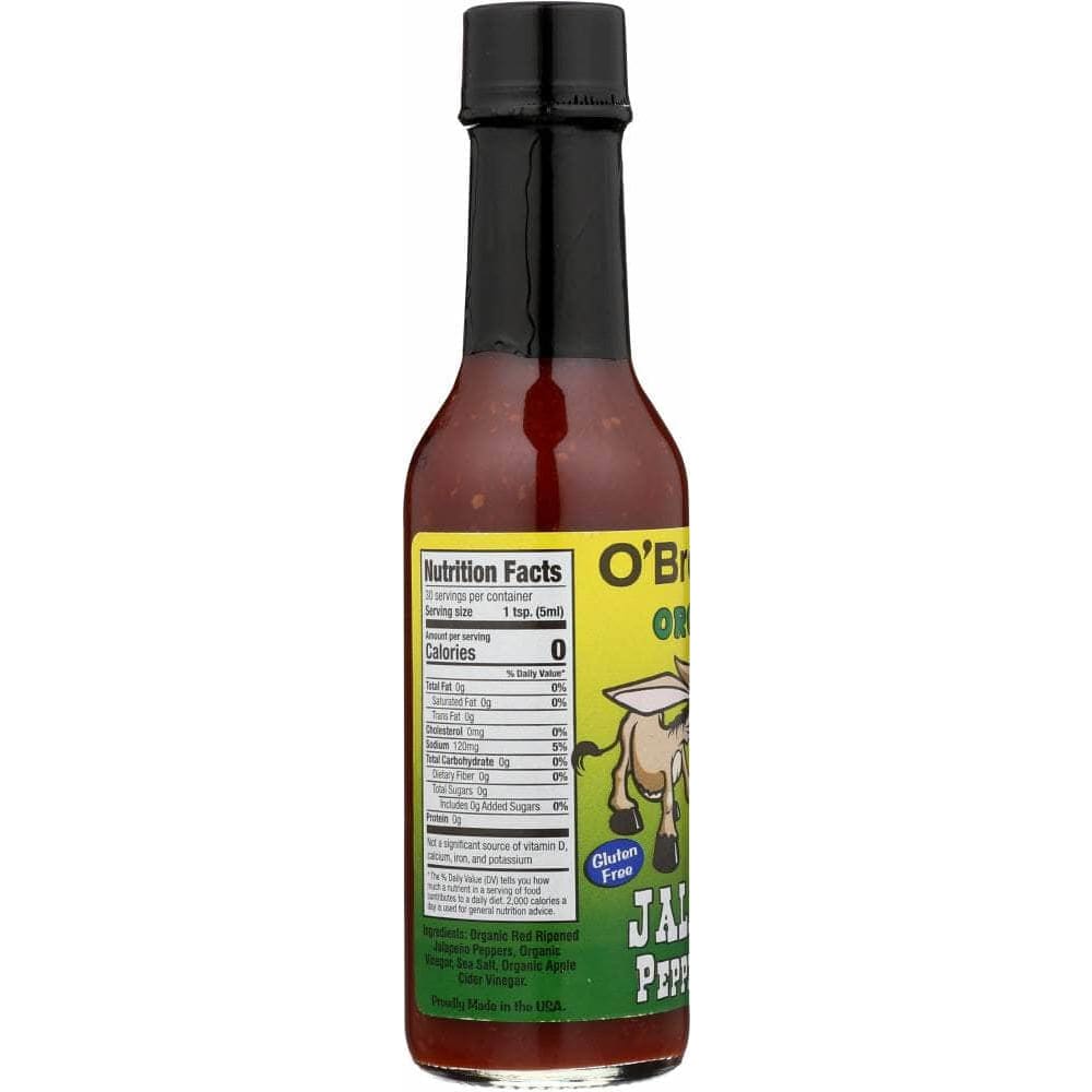 O Brothers O Brothers Hot Sauce Jalapeno Organic, 5 oz