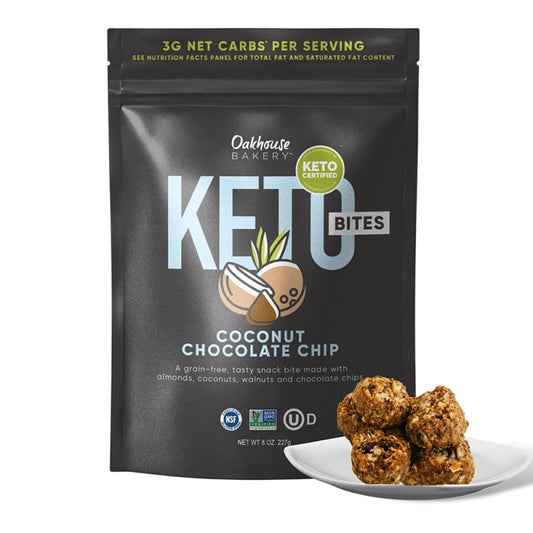 OAKHOUSE BAKERY: Coconut Chocolate Chip Bites 8 oz (Pack of 4) - Snacks Other - OAKHOUSE BAKERY