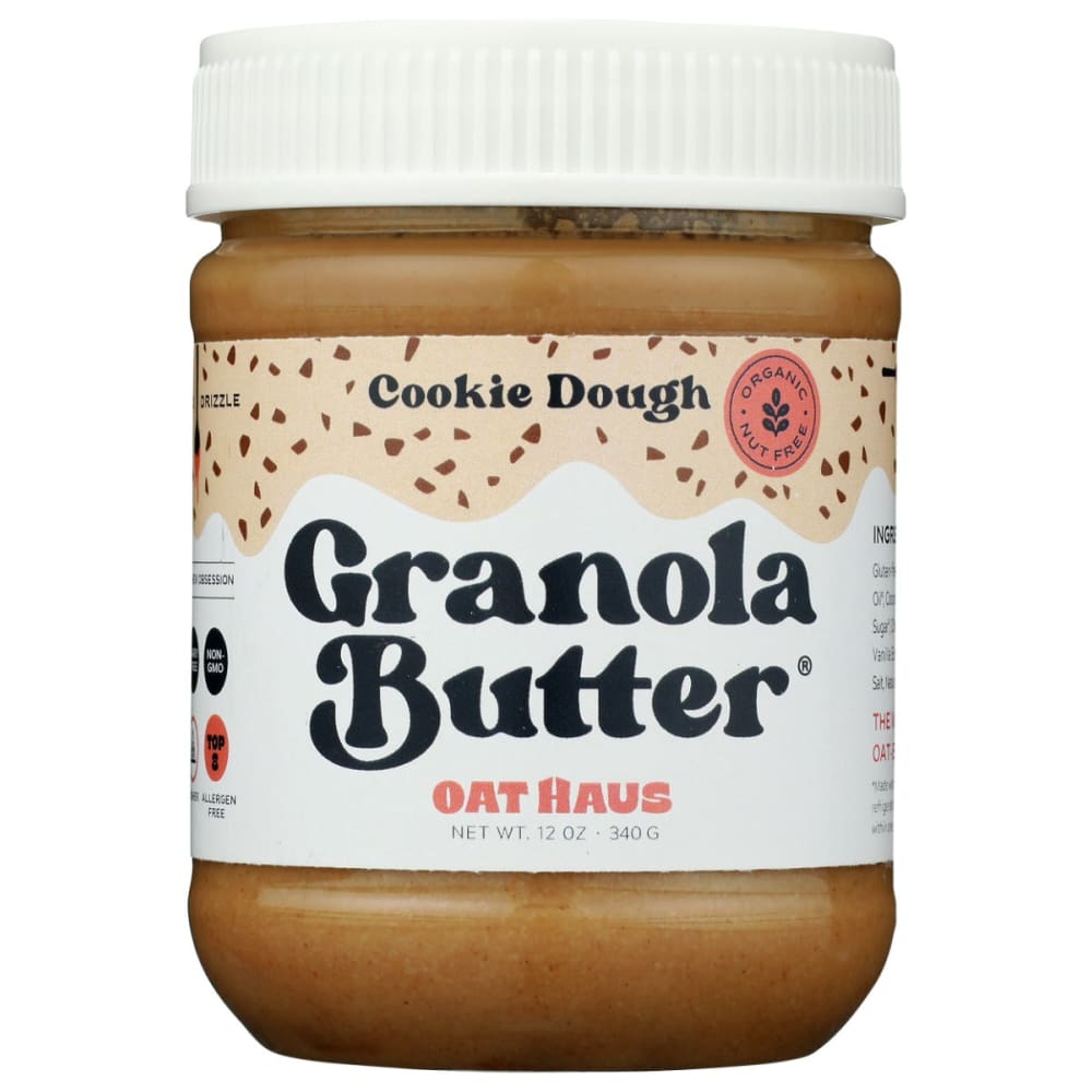 OAT HAUS: Cookie Dough Granola Butter 12 OZ (Pack of 3) - Dips - OAT HAUS