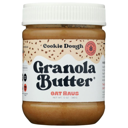 OAT HAUS: Cookie Dough Granola Butter 12 OZ (Pack of 3) - Dips - OAT HAUS