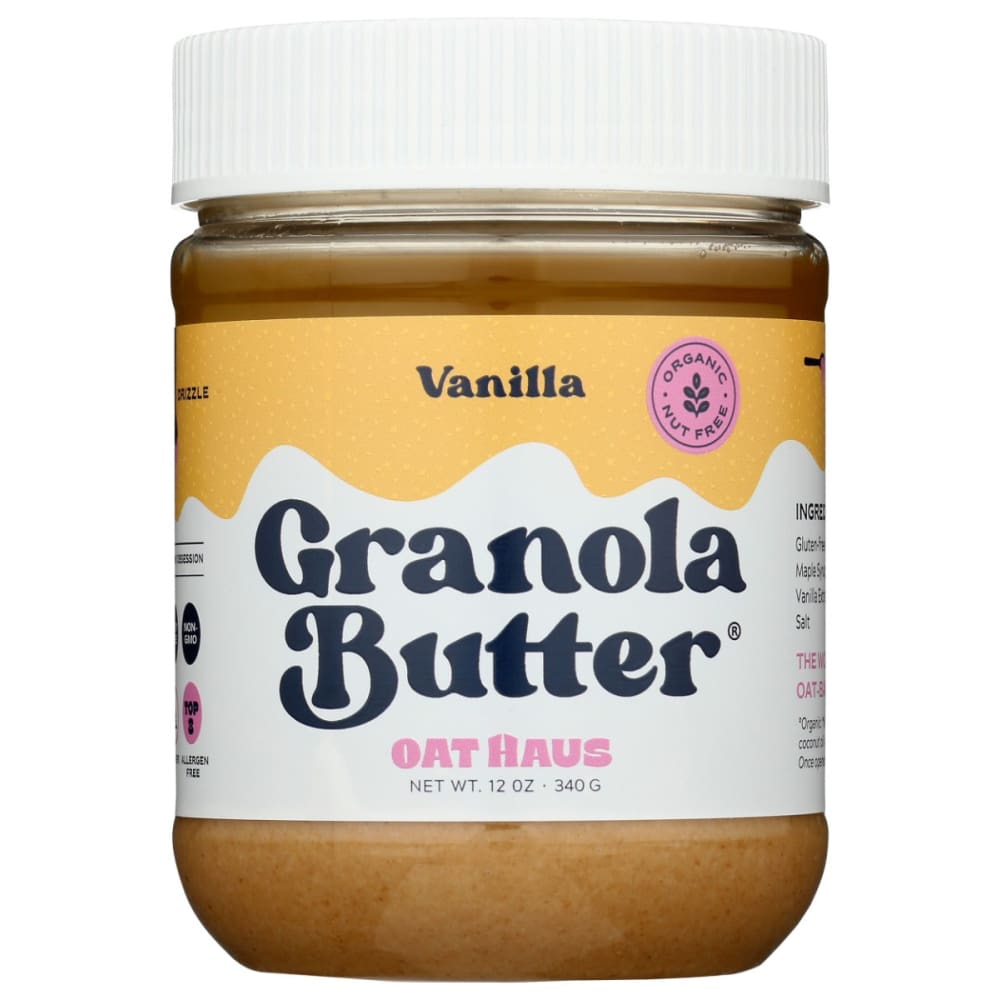 OAT HAUS: Vanilla Granola Butter 12 OZ (Pack of 2) - Dips - OAT HAUS