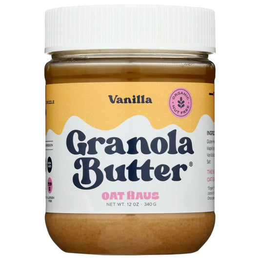 OAT HAUS: Vanilla Granola Butter 12 OZ (Pack of 2) - Dips - OAT HAUS
