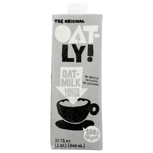 OATLY: Barista Edition Oatmilk 32 fo (Pack of 5) - Grocery > Beverages > Milk & Milk Substitutes - OATLY