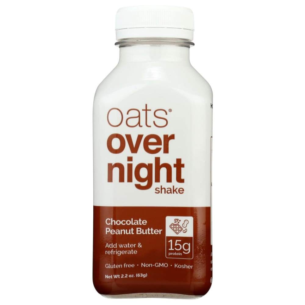 OATS OVERNIGHT: Chocolate Peanut Butter Shake 2.2 oz (Pack of 5) - Grocery > Beverages > Coffee Tea & Hot Cocoa - OATS OVERNIGHT