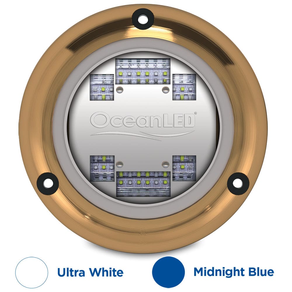 OceanLED Sport S3124s Underwater LED Light - Ultra White/ Midnight Blue - Lighting | Underwater Lighting - OceanLED