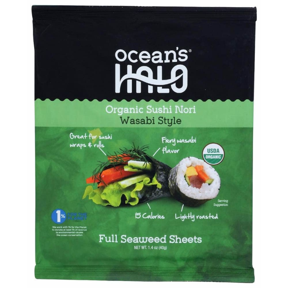 OCEANS HALO OCEANS HALO Sushi Nori Wasabi Style, 1 oz