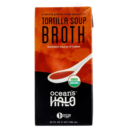 OCEANS HALO: Tortilla Soup Broth 32 oz (Pack of 4) - Grocery > Soups & Stocks - OCEANS HALO