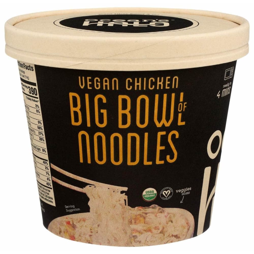 OCEANS HALO OCEANS HALO Vegan Chicken Big Bowl Noodles, 4.02 oz