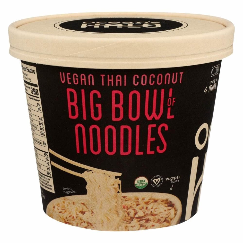 OCEANS HALO OCEANS HALO Vegan Thai Coconut Big Bowl Noodles, 4.02 oz
