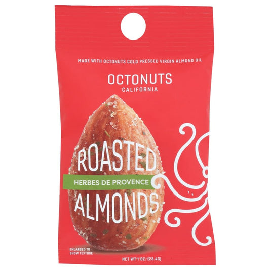 OCTONUTS: Herbes De Provence Roasted Almonds 1 oz (Pack of 6) - Grocery > Snacks > Nuts - OCTONUTS
