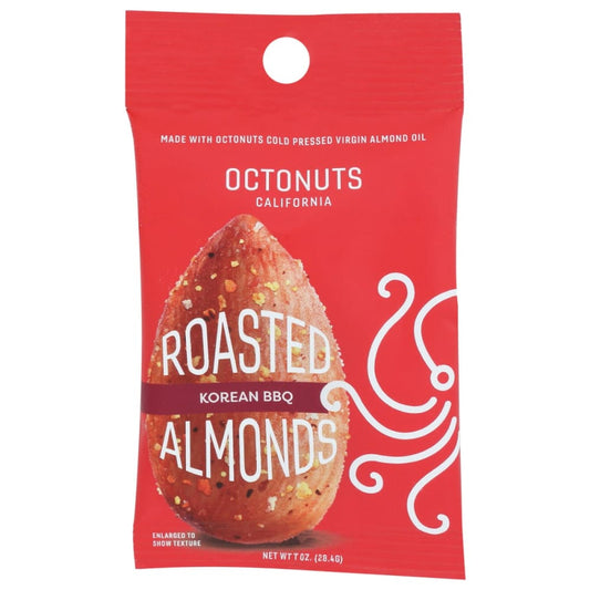 OCTONUTS: Korean BBQ Roasted Almonds 1 oz (Pack of 6) - Grocery > Snacks > Nuts - OCTONUTS