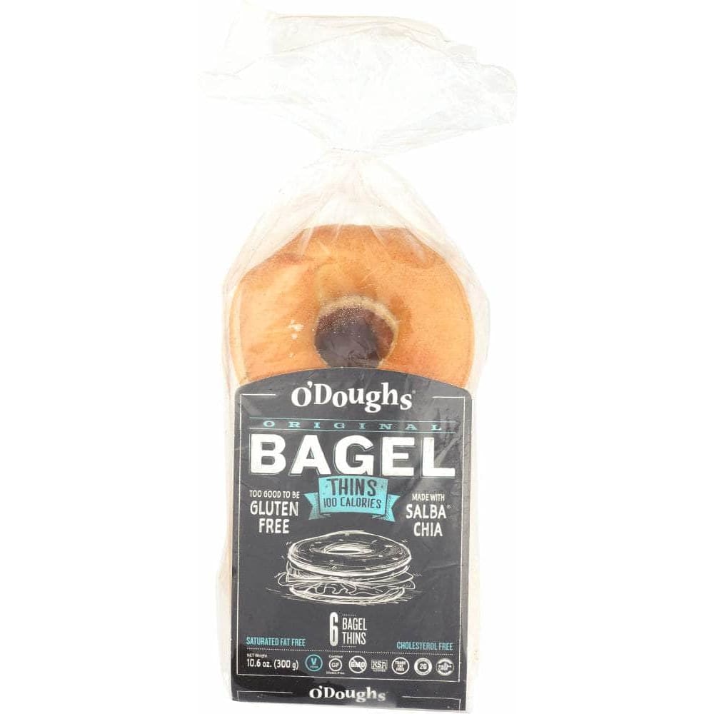 Odoughs Odoughs Gluten Free Bagel Thins 100Cal Original, 10.6 oz