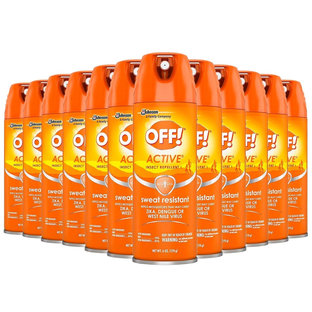 OFF! Active Insect Repellent Bulk 6 Oz 12 Pack ShelHealth