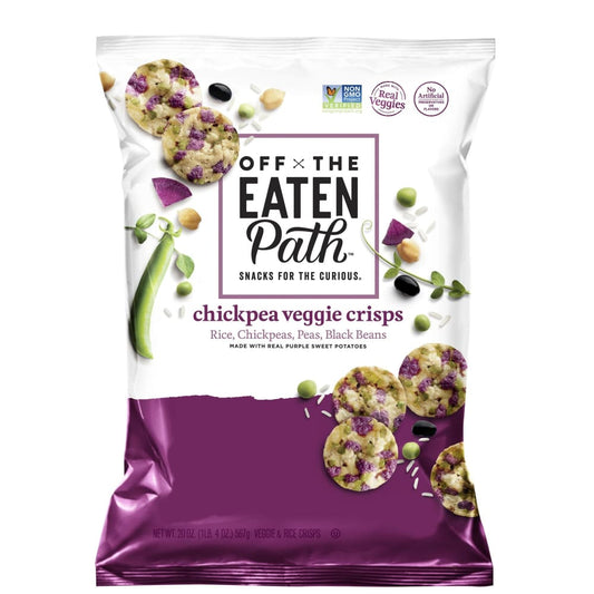Off The Eaten Path Chickpea Veggie Crisps 19 oz. - Off The Eaten Path