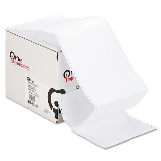 Office Impressions - Computer Paper 20lb 92 Bright 9-1/2 x 11 - Case - Copy & Multipurpose Paper - Office