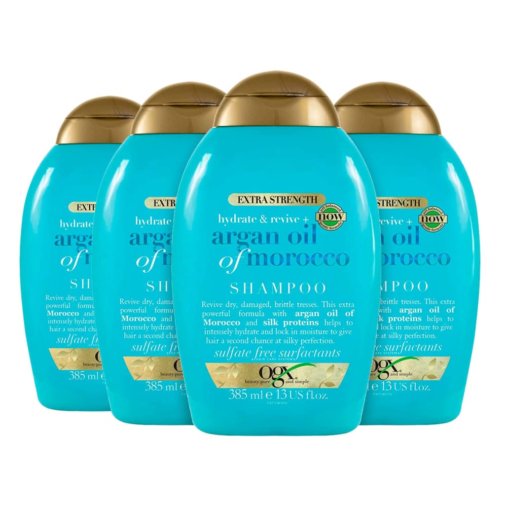OGX Extra Strength Argan Oil Morocco XS Shampoo 13 Oz Each - 4 Pack - Shampoo - OGX