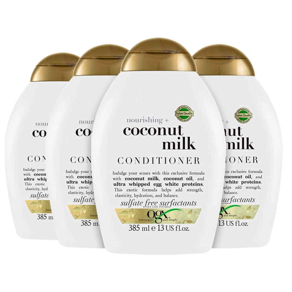 OGX Nourishing + Coconut Milk Conditioner 13 Oz Each 4 Pack - Conditioners - OGX