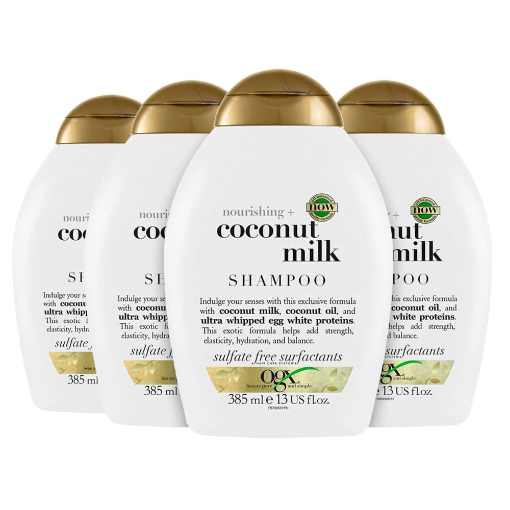 OGX Nourishing + Coconut Milk Shampoo 13 Oz Each 4 Pack - Shampoo - OGX