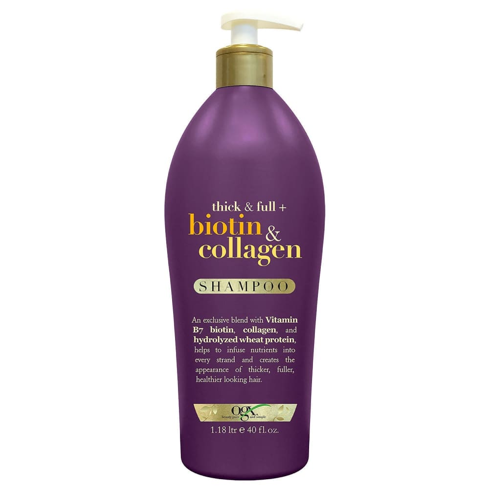 OGX Thick & Full + Biotin & Collagen Shampoo (40 fl. oz.) - Shampoo & Conditioner - OGX