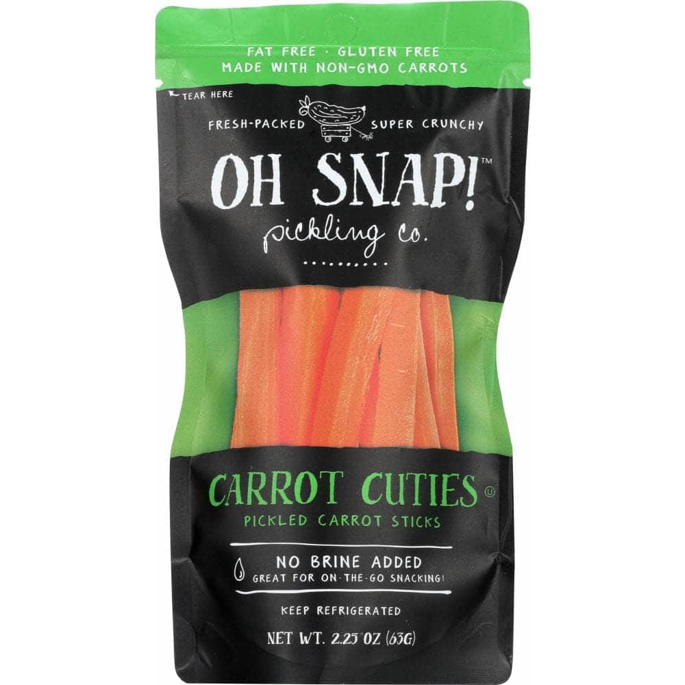 Oh Snap Oh Snap Carrot Cuties Pickled Carrot Sticks, 2.25 oz