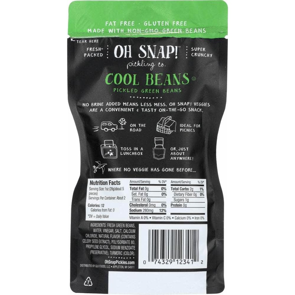Oh Snap Oh Snap Cool Beans Pickled Green Beans, 1.75 oz
