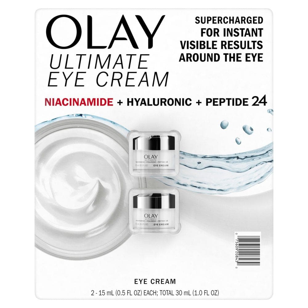 Olay Ultimate Niacinamide + Hyaluronic + Peptide Eye Cream (0.5 fl. oz. 2 pk.) - Skin Care - Olay