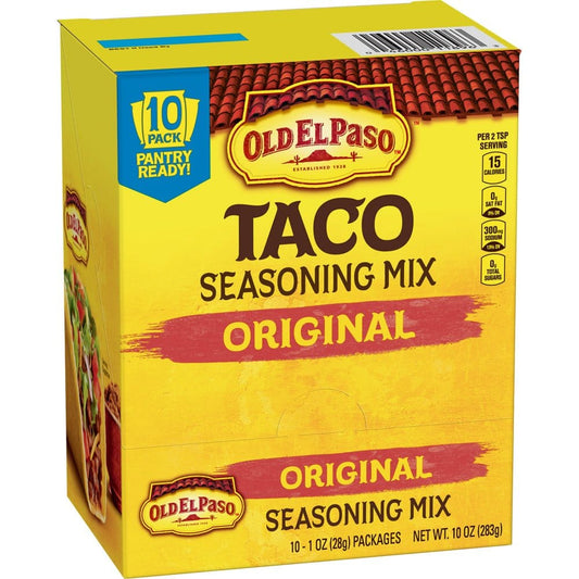 Old El Paso Original Taco Seasoning (1 oz. 10 pk.) (Pack of 2) - Baking - Old