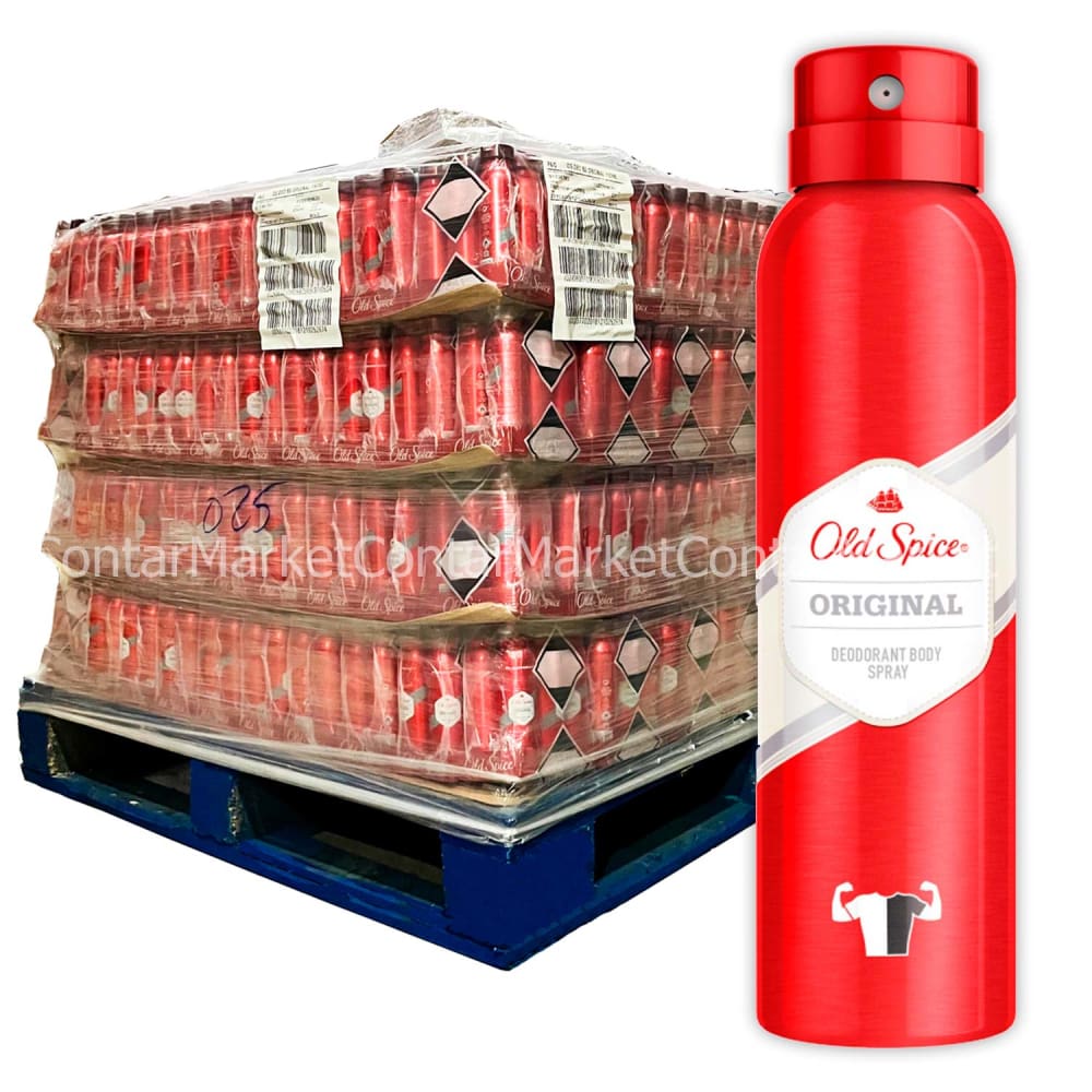 Old Spice Deodorant Spray Pallet - 2 Fragances - 150ml - 6 Pack - 200 packs - Deodorant & Anti-Perspirant - Old Spice