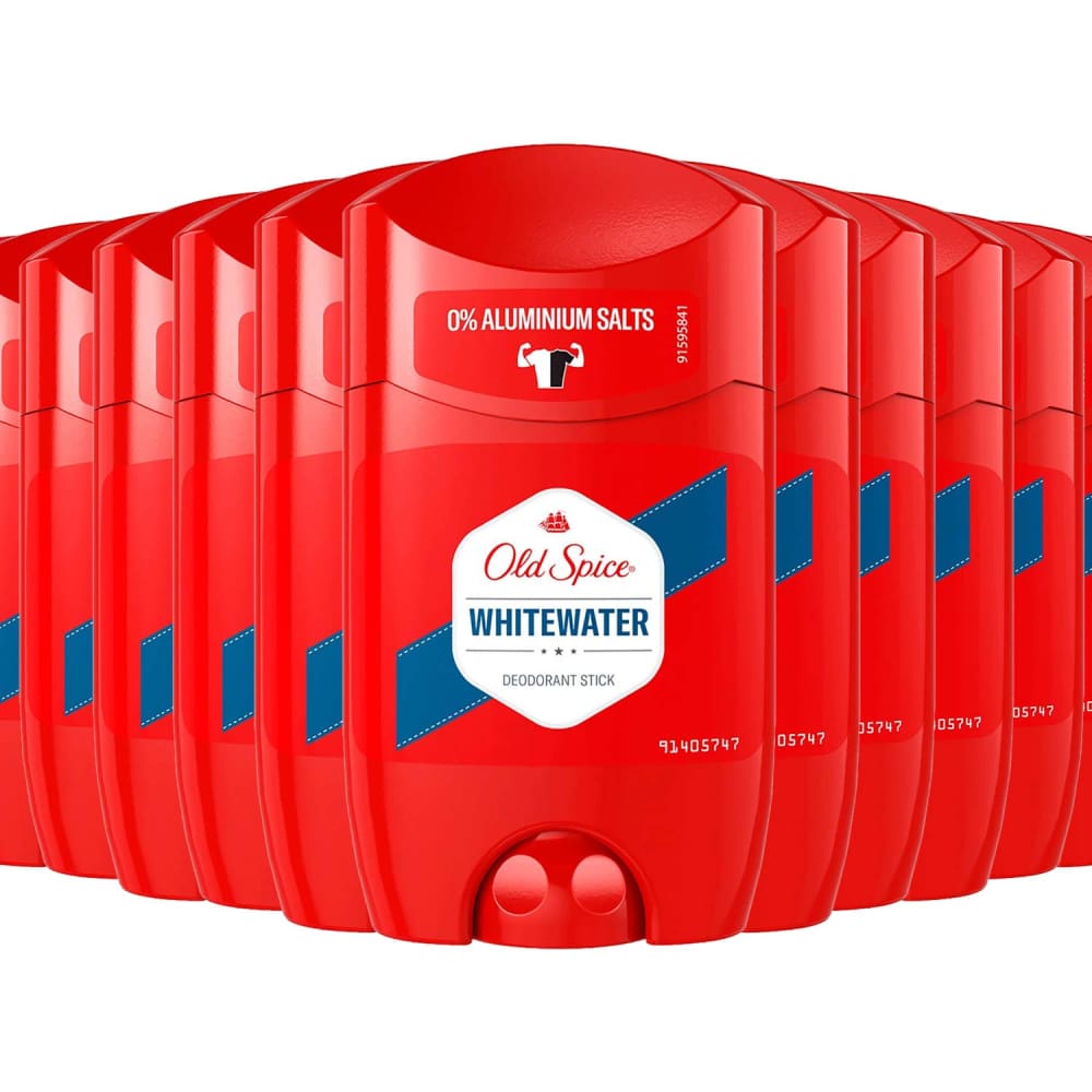 Old Spice Deodorant Whitewater - 1.7oz/ 50ml - 6 Pack - Stick - Old Spice