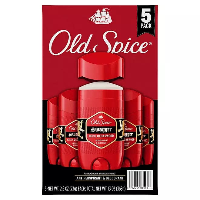 Old Spice Swagger Antiperspirant & Deodorant for Men (2.6 oz. 5 pk.) - Stick - Old Spice