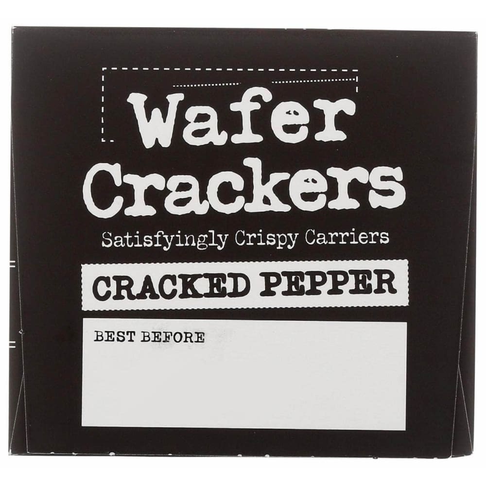 OLINAS BAKEHOUSE Grocery > Snacks > Crackers OLINAS BAKEHOUSE Cracked Pepper Wafer Crackers, 3.5 oz