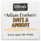 OLINAS BAKEHOUSE Grocery > Snacks > Crackers OLINAS BAKEHOUSE Date And Apricot Artisan Crackers, 3.5 oz