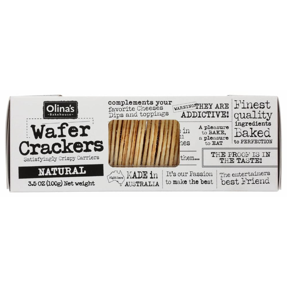 Olina's Bakehouse Natural Wafer Crackers
