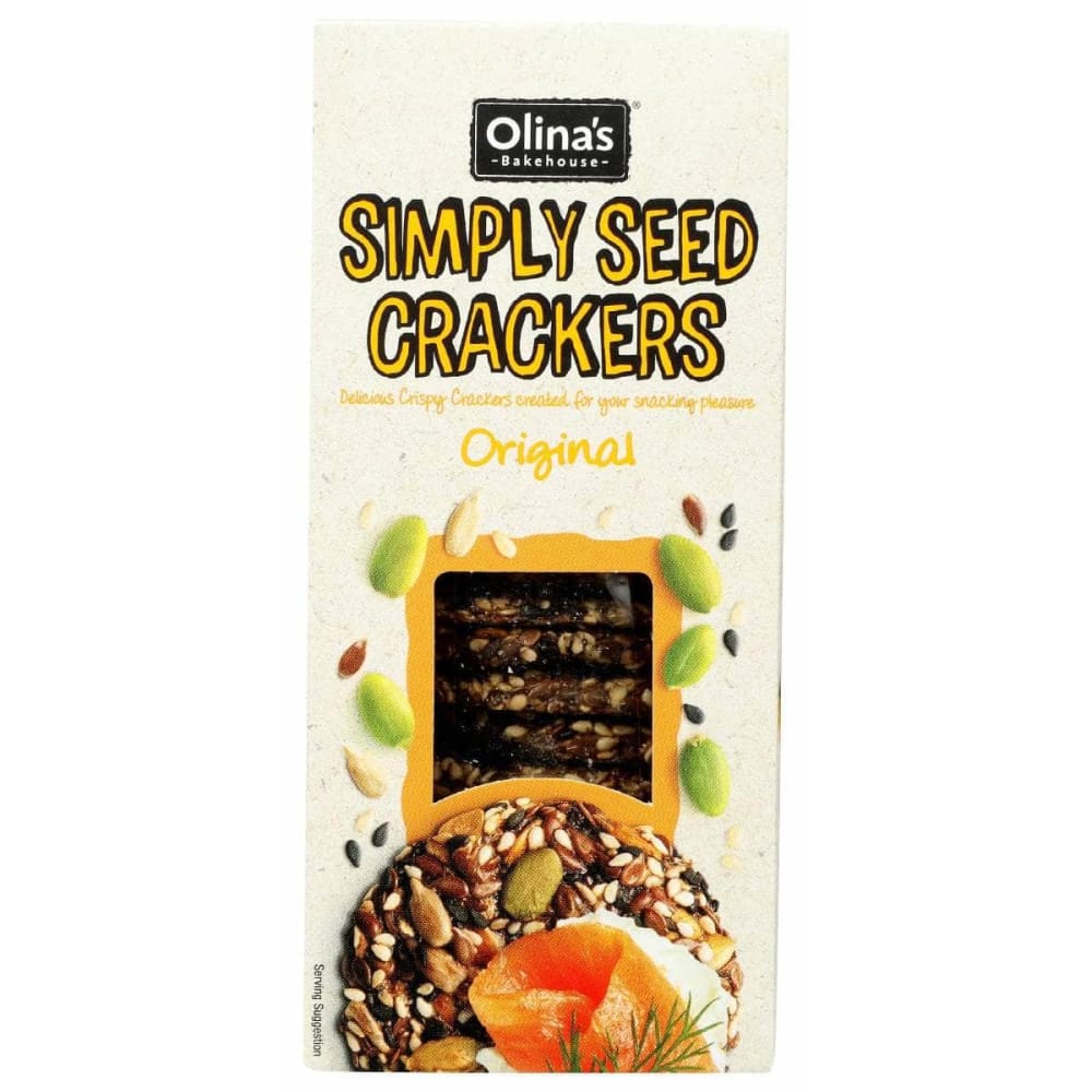 OLINAS BAKEHOUSE Grocery > Snacks > Crackers OLINAS BAKEHOUSE Original Simply Seed Crackers, 2.8 oz