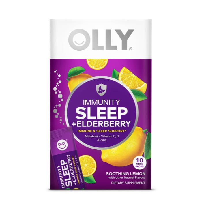 OLLY Grocery > Beverages > Energy Drinks OLLY: Immunity Sleep Elderberry Powder Packs, 10 ea