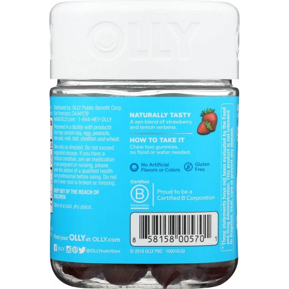 OLLY Olly Supplement Goodbye Stress, 42 Ea