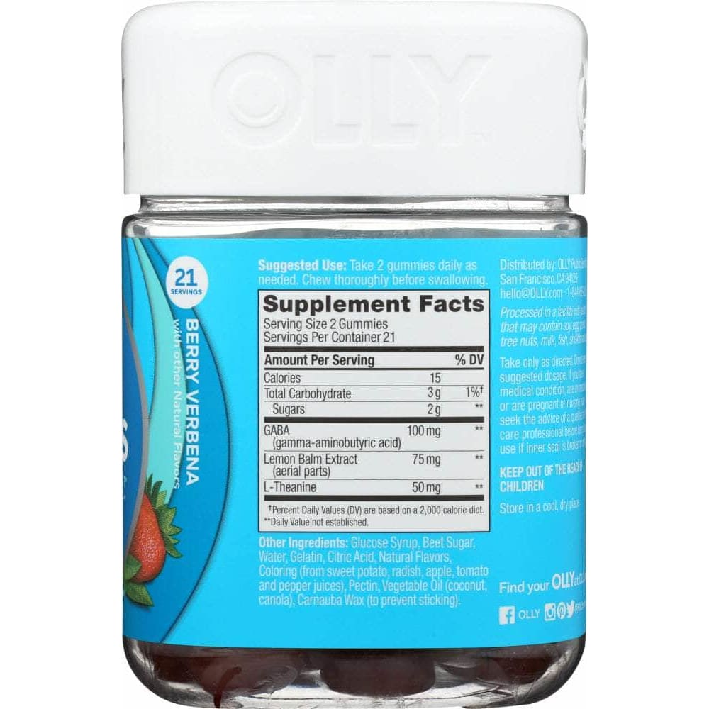 OLLY Olly Supplement Goodbye Stress, 42 Ea