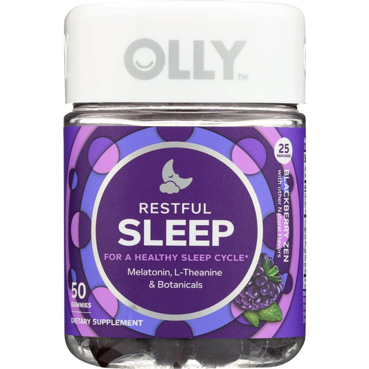 OLLY: Supplement Restful Sleep Gummy 50 ea - Health > Vitamins & Supplements > DHEA & PREGNENOLONE & HORMONES - OLLY