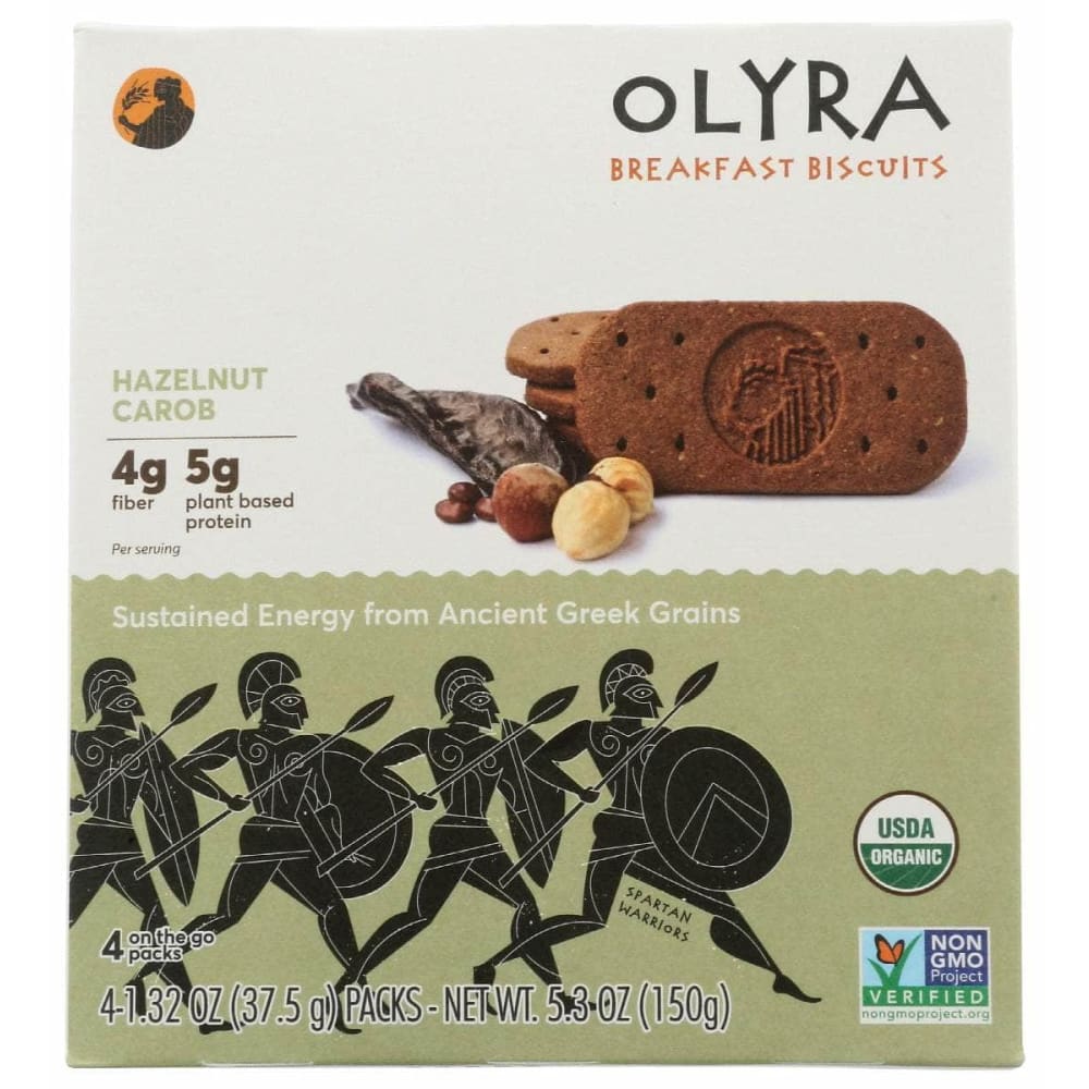 OLYRA Grocery > Snacks > Cookies OLYRA Breakfast Biscuits Hazelnut Carob, 5.3 oz
